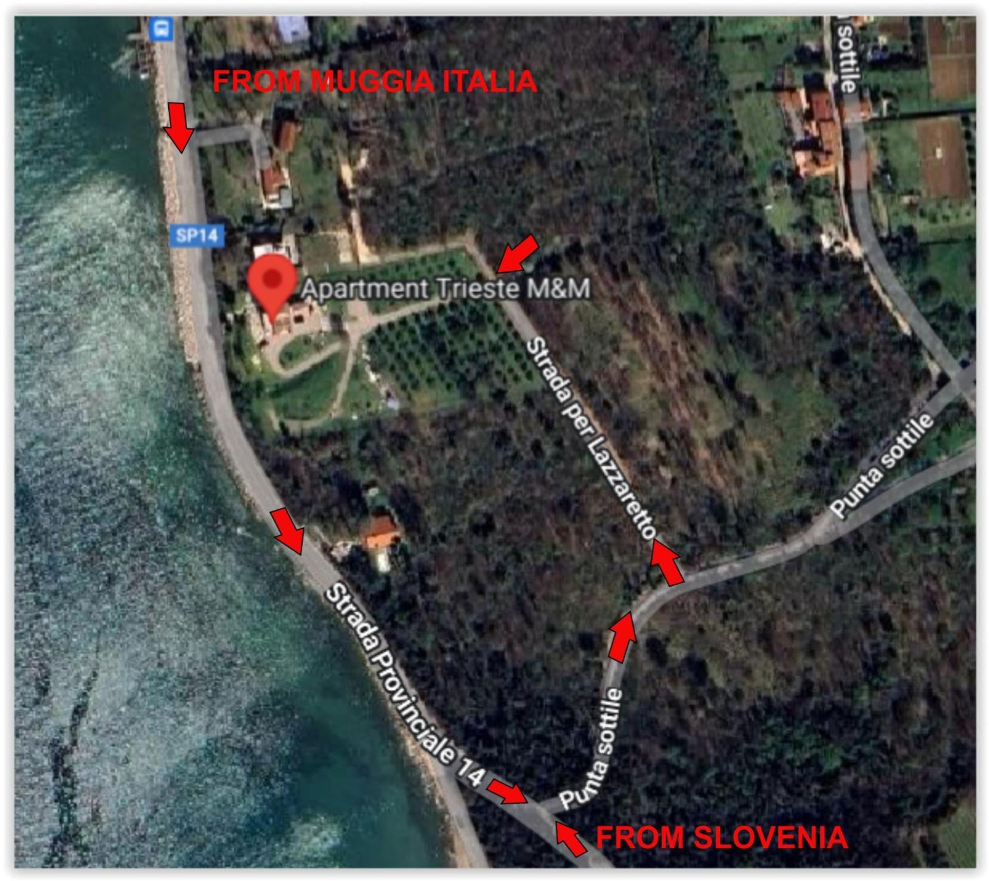 Apartment Trieste M&M Муджа Екстер'єр фото